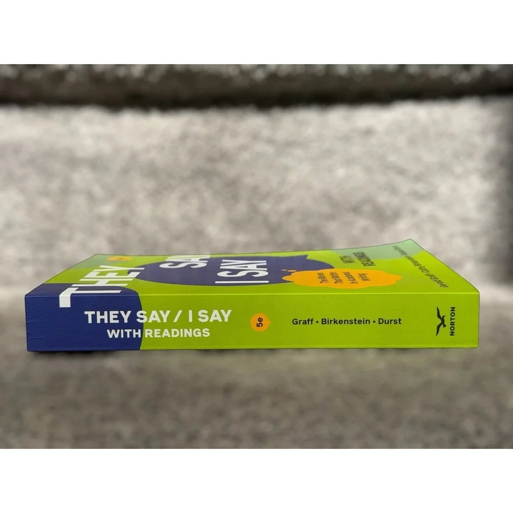 They Say/I Say With Readings‎ 5th Edition Graff Writing Textbook With Code